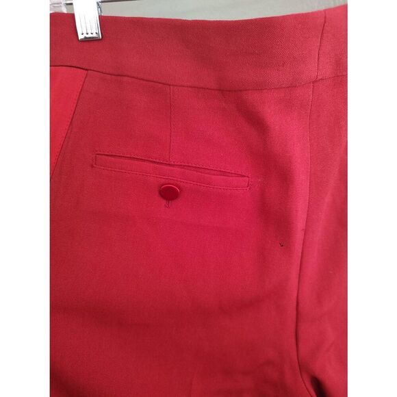 Burberry Women’s 6 Carmine Red Jacinda Ankle Length Pants Trousers Italy $1200 - Picture 12 of 16